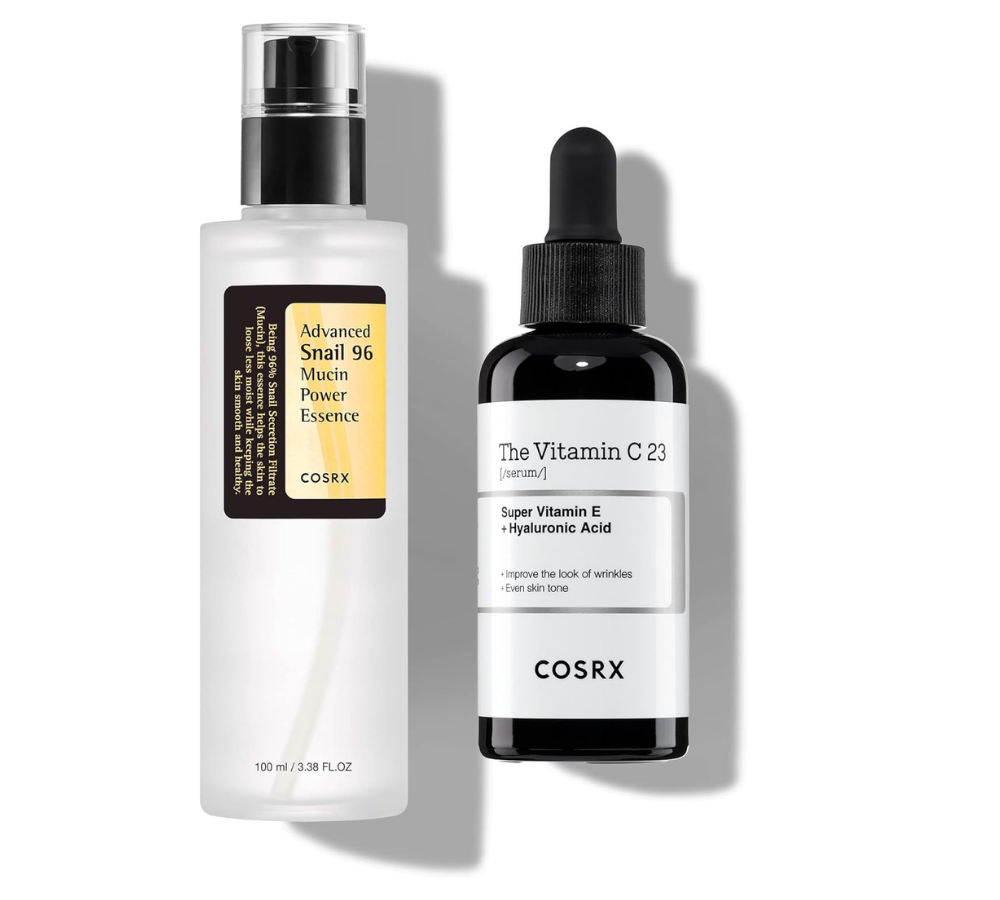 COSRX Post Acne Mark Recovery - Snail Mucin 96% Essence + Vitamin C 23% Serum,