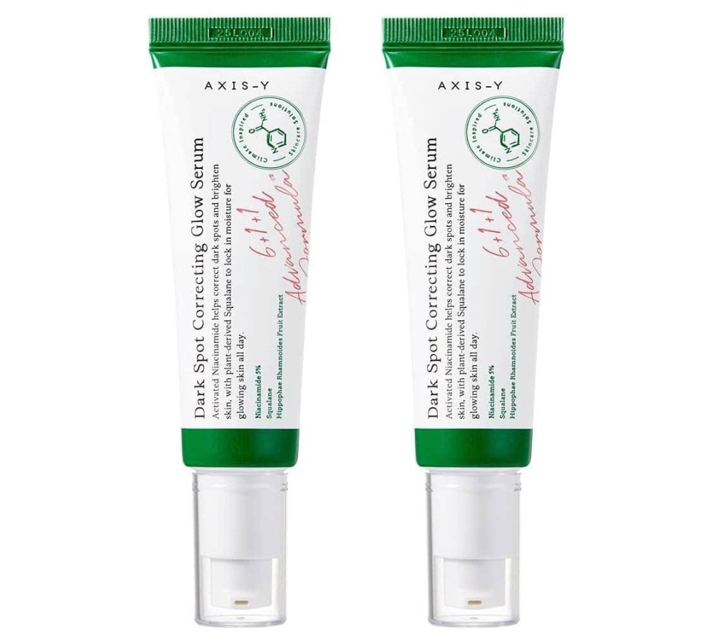Axis-Y AXIS_Y Dark Spot Correcting Glow Serum 50ml / 1.69 fl. oz | Korean Skincare |Brightening Serum, Dark Spot Treatment, Hyperpigmentation Treatment (Pack of 2)