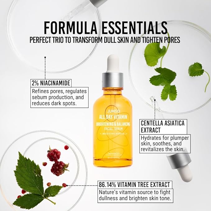 Jumiso All Day Vitamin Brightening & Balancing Facial Serum, 30Ml 3
