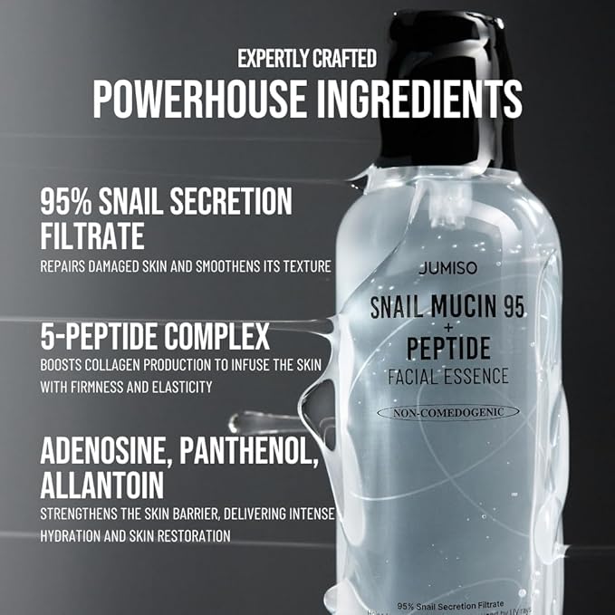JUMISO Snail Mucin 95% + Peptide Essence 4.73 fl.oz / 140ml  2