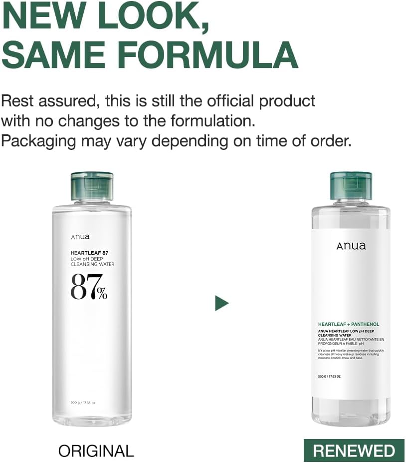 ANUA Heartleaf Low pH Deep Cleansing Water, 2