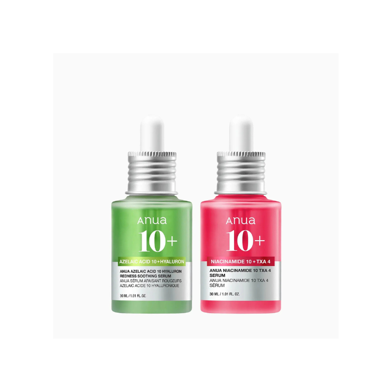 Niacinamide TXA Dark Spot Serum + Azelaic Acid Hyaluron Soothing Serum