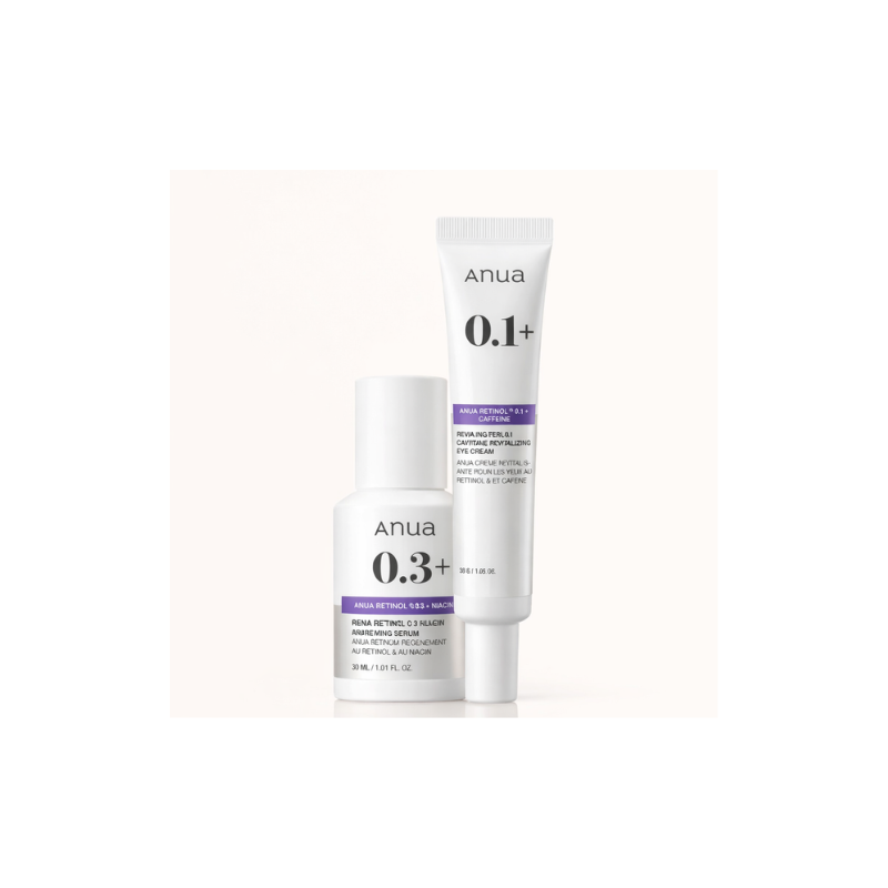 Retinol Eye Cream & Serum Bundle | Anti-Aging, Brightening Care