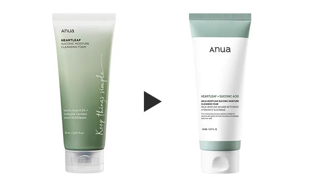 Anua heartleaf succinic moisture cleansing foam 150ml 2