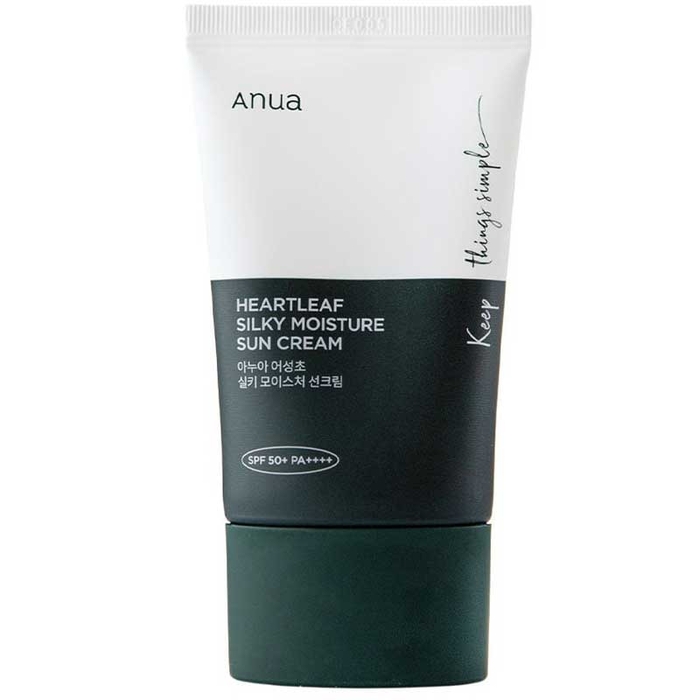 ANUA Heartleaf Silky Moisture Sun Cream SPF 50 PA++++