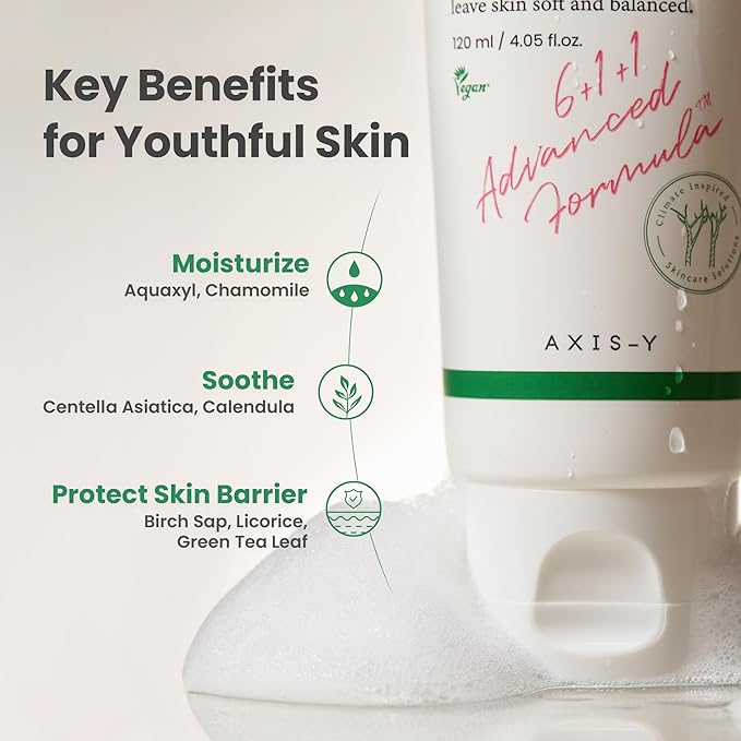 AXIS-Y Sunday Morning Refreshing Cleansing Foam 120ml 3