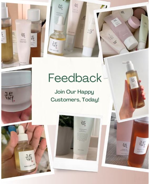 Beauty of Joseon Optimal Collection for Glowing Skin & Face Scrubber - Cleansing Oil, Cleansing Foam, Essence Water, Revive Eye Serum, Glow Serum, Dynasty Cream, Sunscreen Rice Probiotics SPF50+ PA++++ 560ml 9