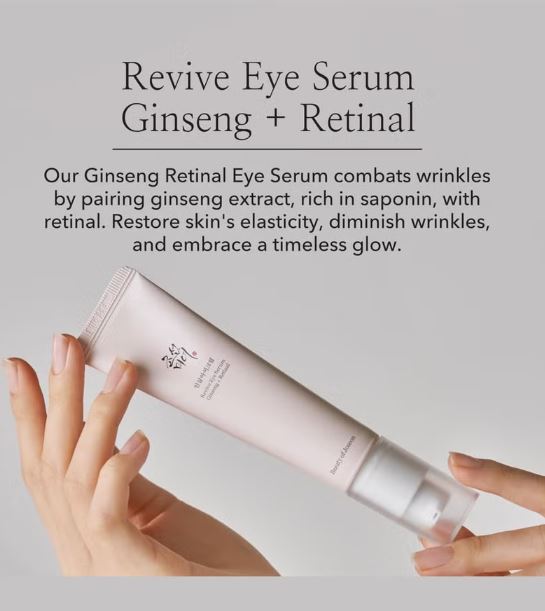 Beauty of Joseon Rejuvenate and Renew Ginseng Powered Pack & Face Scrubber - Ginseng Cleansing Oil - Ginseng Essence Water - Glow Serum Revive - Eye Serum Ginseng Retinal 360ml 3
