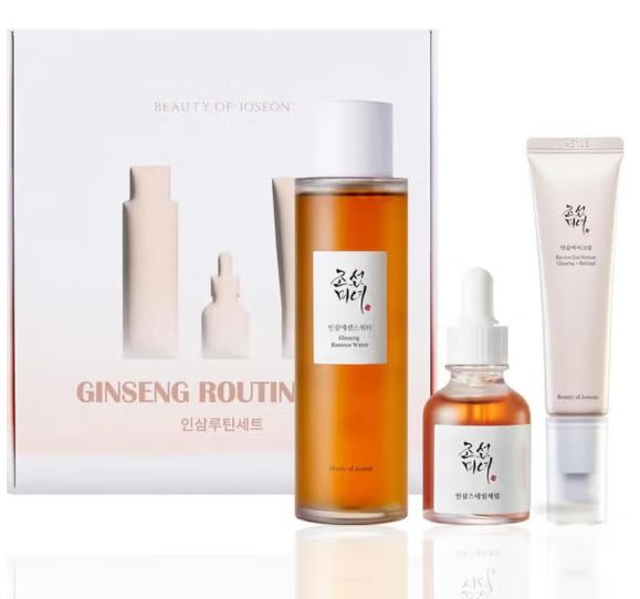 Beauty of Joseon Ginseng Skincare Routine Kit - Ginseng Essence Water - Snail Repair Serum & Retinal Eye Serum For the Ultimate Hydration & Anti-Aging Collection for Glowing, Youthful Skin 240ml