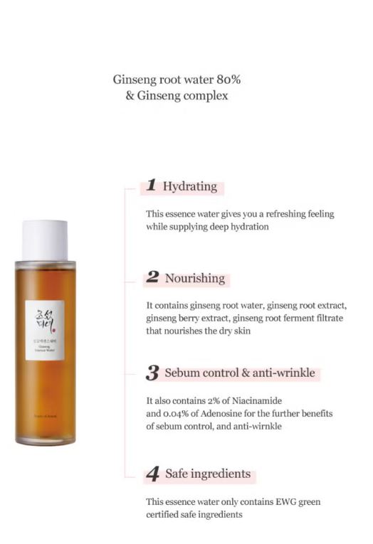 Beauty of Joseon Cleansing & Hydrating Due & face scrubber - Deep Ginseng Cleansing Oil for Makeup Removal + Hydrating Ginseng Essence Water for Radiant Skin 2