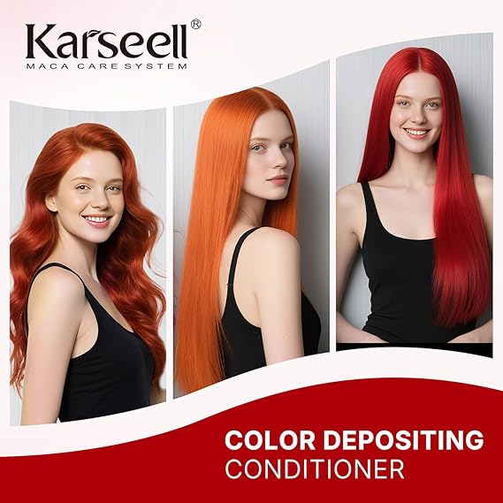Karseell Color Depositing Red Hair Mask For Red Hair, 500ML 5