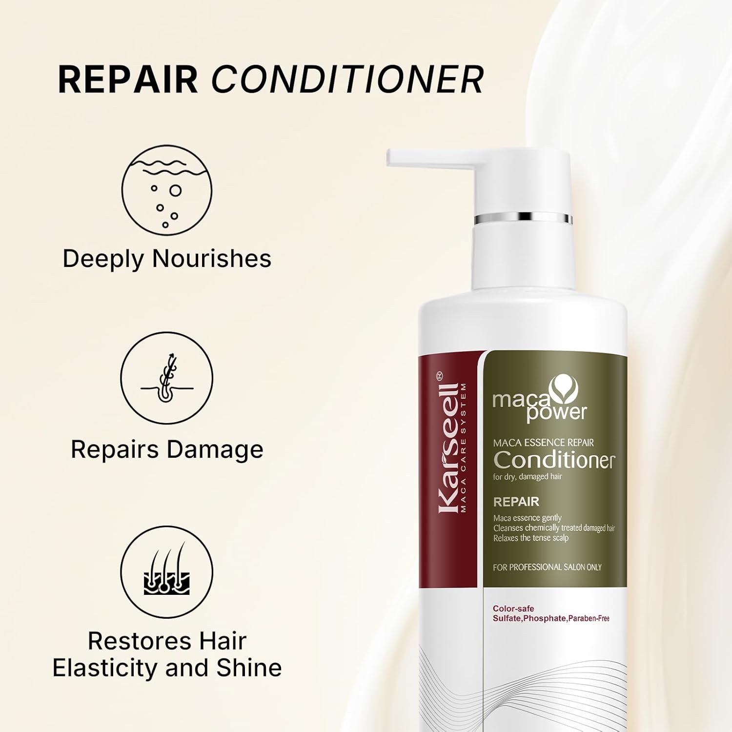 Karseell Argan Oil Shampoo and Conditioner Set 2