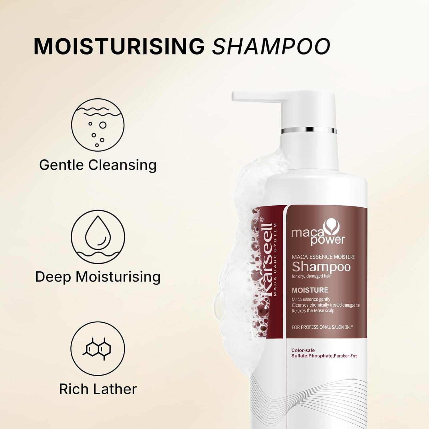 Karseell Argan Oil Shampoo and Conditioner Set 3