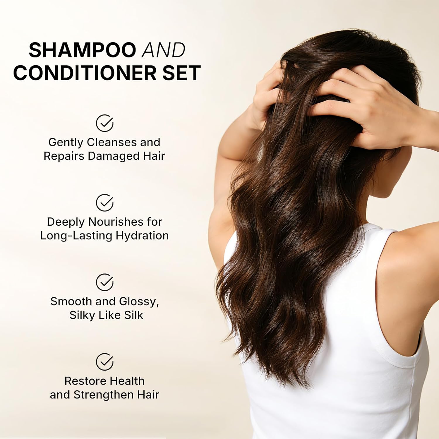 Karseell Argan Oil Shampoo and Conditioner Set 4