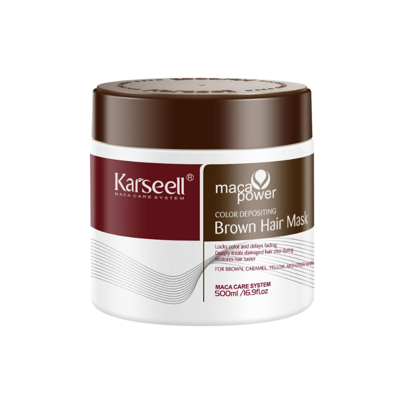 Karseell Color Depositing Brown Hair Mask Soft 500ml