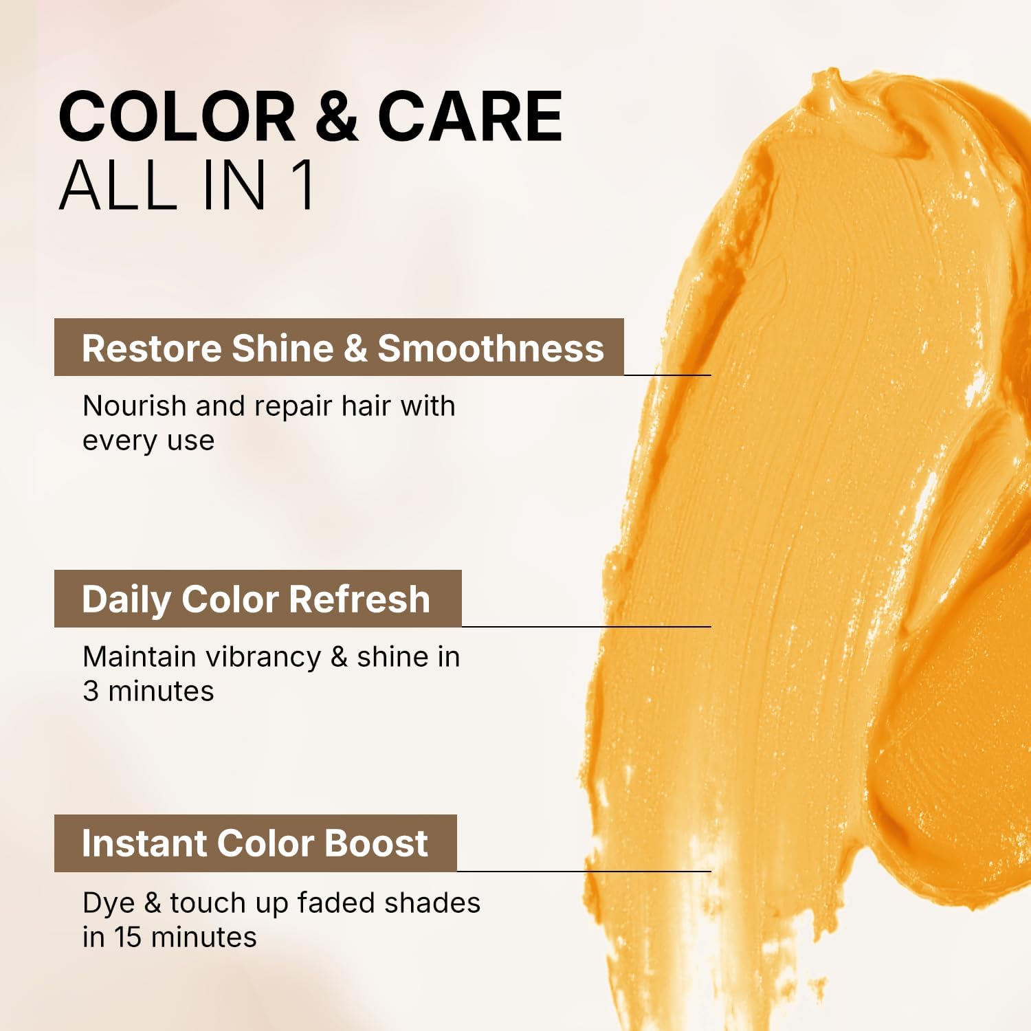 Karseell Color Depositing Brown Hair Mask Soft 500ml 2