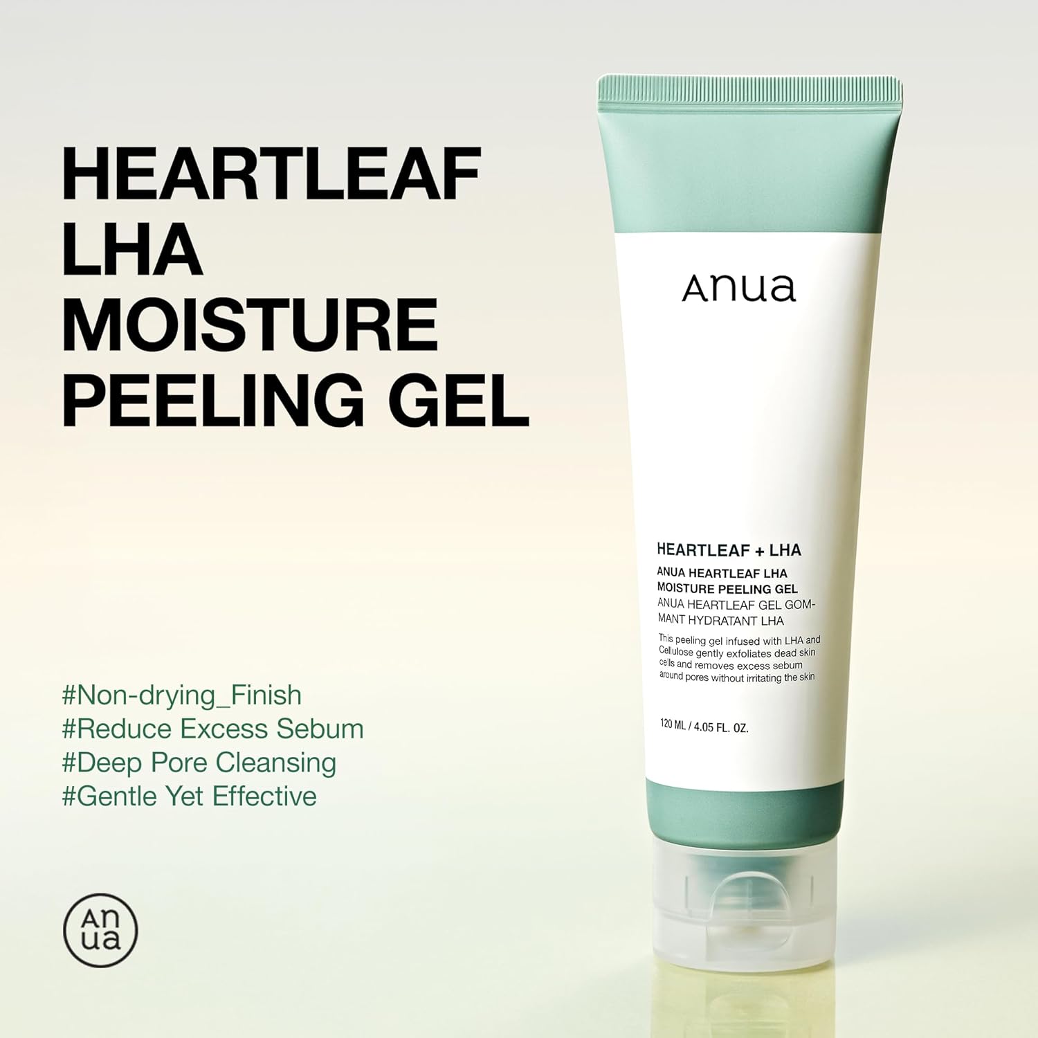 ANUA Heartleaf LHA Moisture Peeling Gel 120ml 2