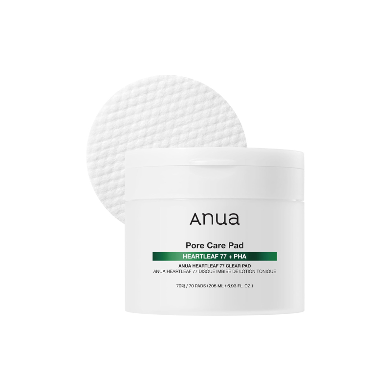 ANUA Heartleaf 77 Toner Pad, Mild Exfoliating Facial Pads for Glass Skin