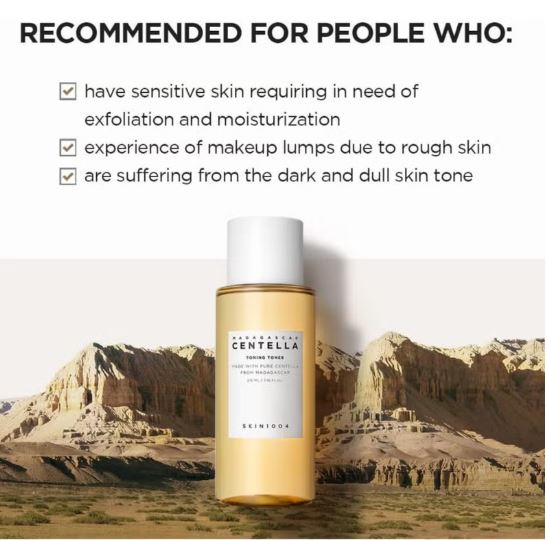 SKIN1004 Centella Air-Fit Suncream 50ml SPF30, Toning Toner 210ml, Cleansing Oil 200ml, Centella Ampoule 100ml & Face Scrubber | Complete Skincare Set for Sun Protection, Toning, Cleansing, and Hydration 760ml 3