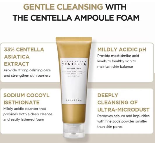 SKIN1004 Centella Air-Fit Suncream 50ml SPF30, Toning Toner 210ml, Cleansing Oil 200ml, Centella Ampoule 100ml & Face Scrubber | Complete Skincare Set for Sun Protection, Toning, Cleansing, and Hydration 760ml 6