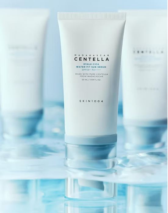 SKIN1004 Madagascar Centella Hyalu-Cica Water-Fit Sun Serum (50ml x 2) Twin Pack 2