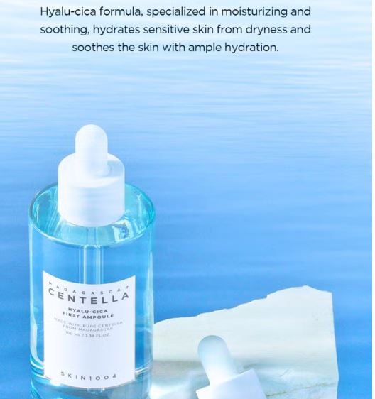 SKIN1004 Madagascar Centella Hyalu-Cica Full Skincare Set: SPF50+ Sun Serum, Brightening Toner, Protective Sun Stick, and Nourishing First Ampoule 380ml 4