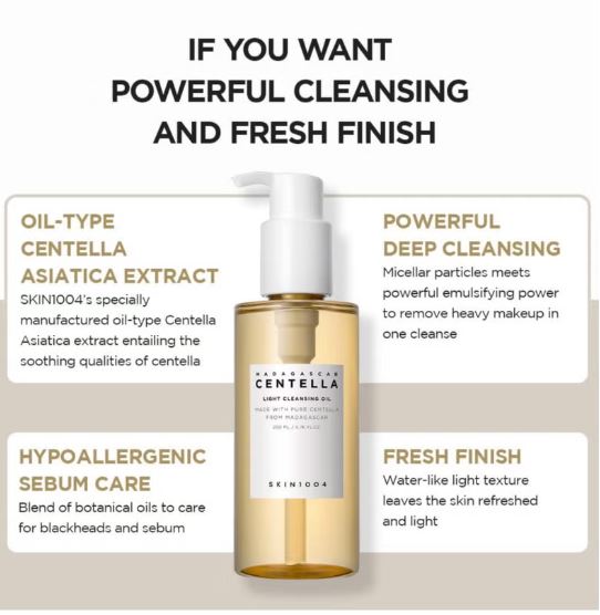SKIN1004 Madagascar Centella Toning Toner 210ml, Cleansing Oil 200ml, Centella Ampoule 100ml & Face Scrubber | Complete Skincare Set for Toning, Cleansing, and Hydration 510ml 5