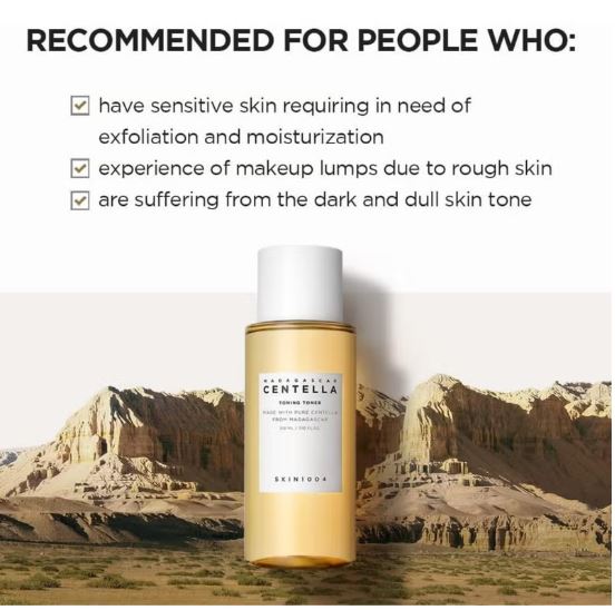 SKIN1004 Madagascar Centella Toning Toner 210ml, Cleansing Oil 200ml, Centella Ampoule 100ml & Face Scrubber | Complete Skincare Set for Toning, Cleansing, and Hydration 510ml 6