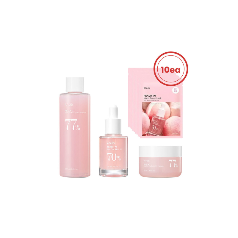 ANUA Peach Brightening Set