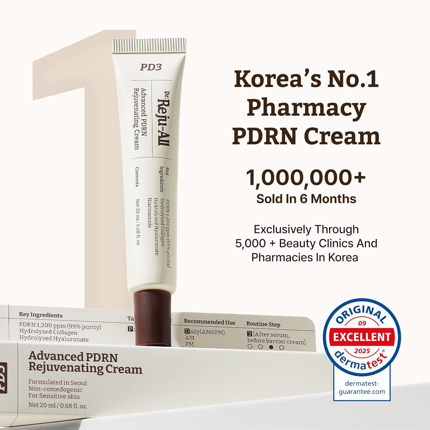 Dr. Reju-All Advanced PDRN Rejuvenating Cream 20g 5