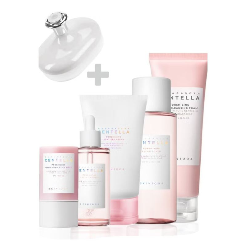 SKIN1004 Large Pores & Excess Oil Control – Poremizing Full Routine Set | Tightening, Clarifying & Sebum-Balancing Skincare Kit 532mlml