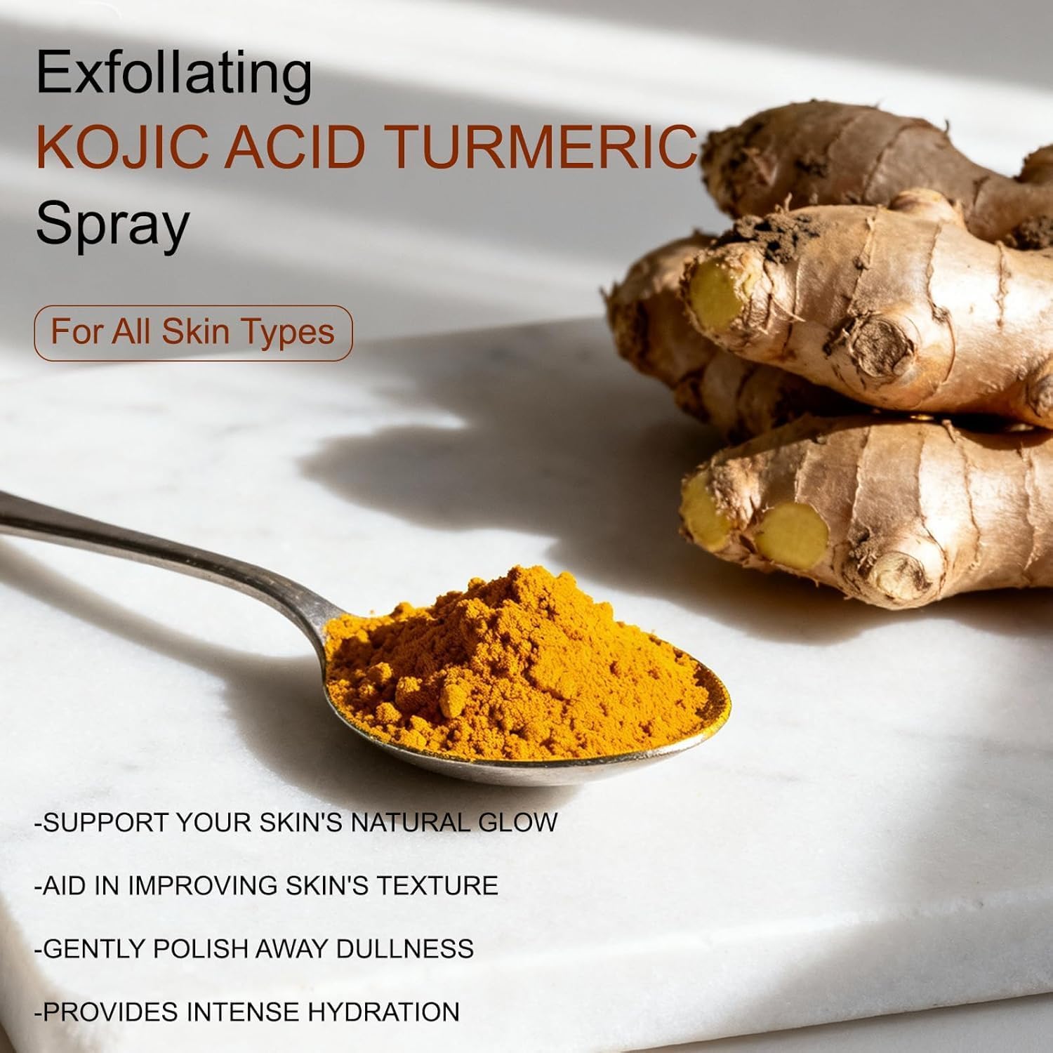 Dark Spots, Dull Skin & Uneven Tone Corrector — Dr.Melaxin Peel Shot Exfoliating Kojic Acid & Turmeric Brightening Spray 4