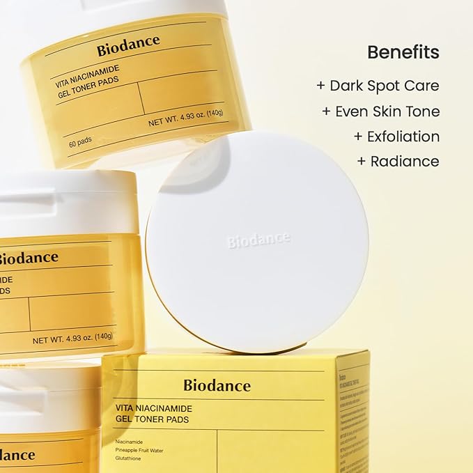 Biodance Vita Niacinamide Gel Toner Pads, 60Pads 4