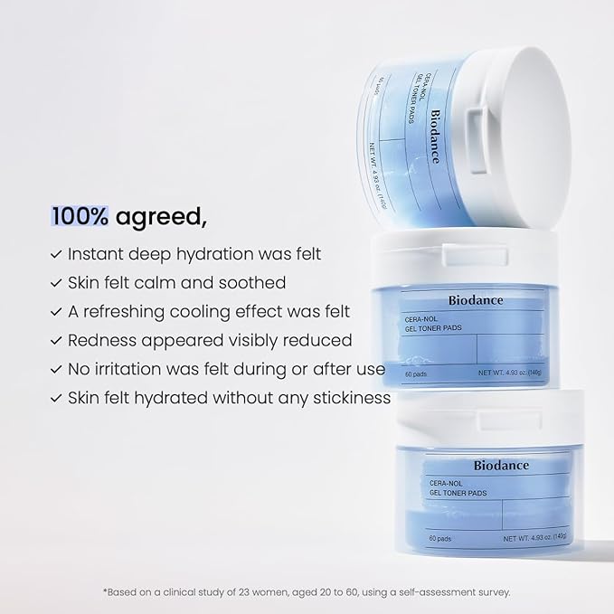 Biodance Cera-nol Gel Toner Pads, 60Pads 5