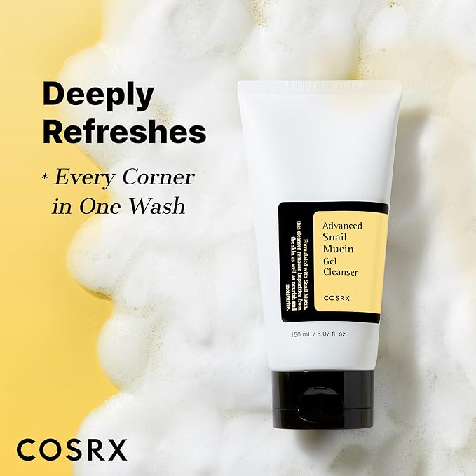 Cosrx Advanced Snail Mucin Gel Cleanser 150 Ml 4