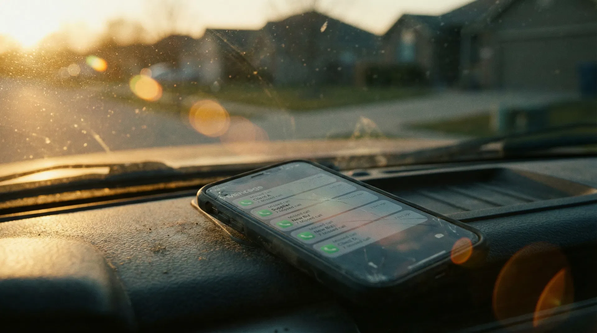 Missed calls on a contractor's phone