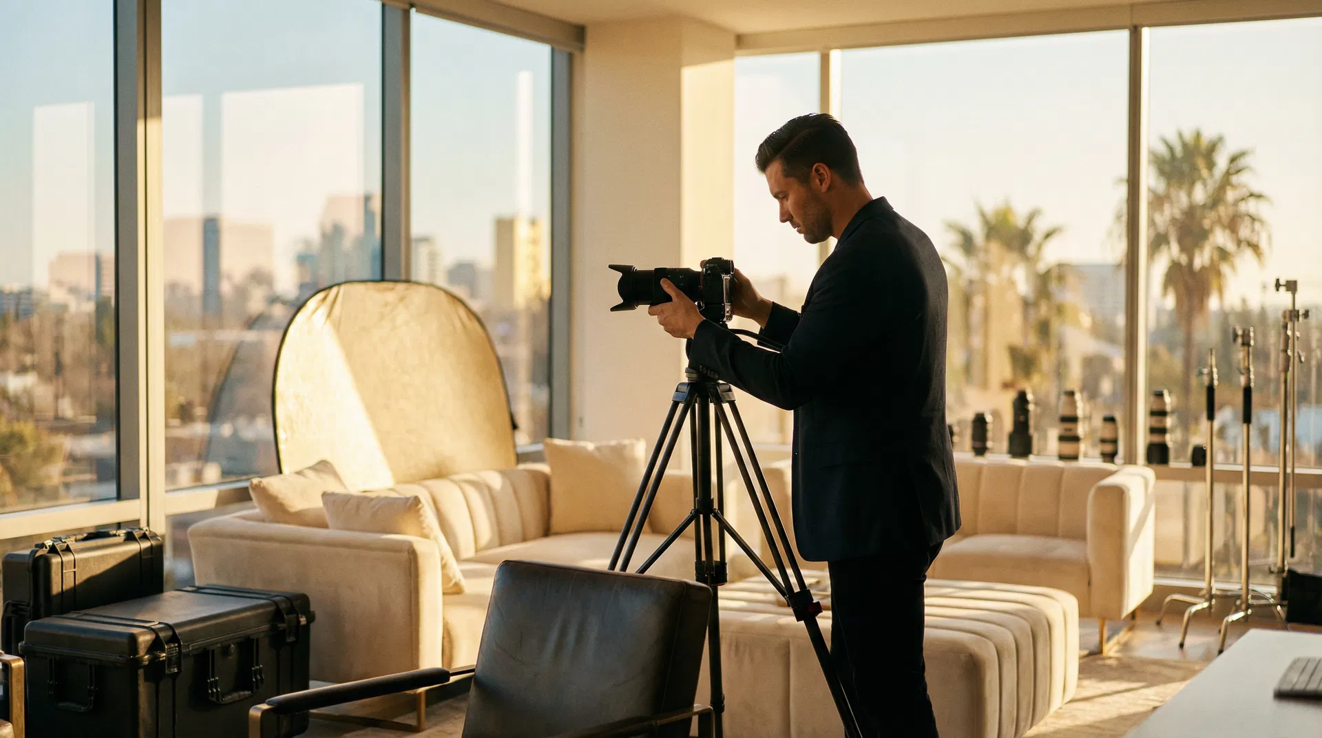 professional photographer sacramento studio golden hour