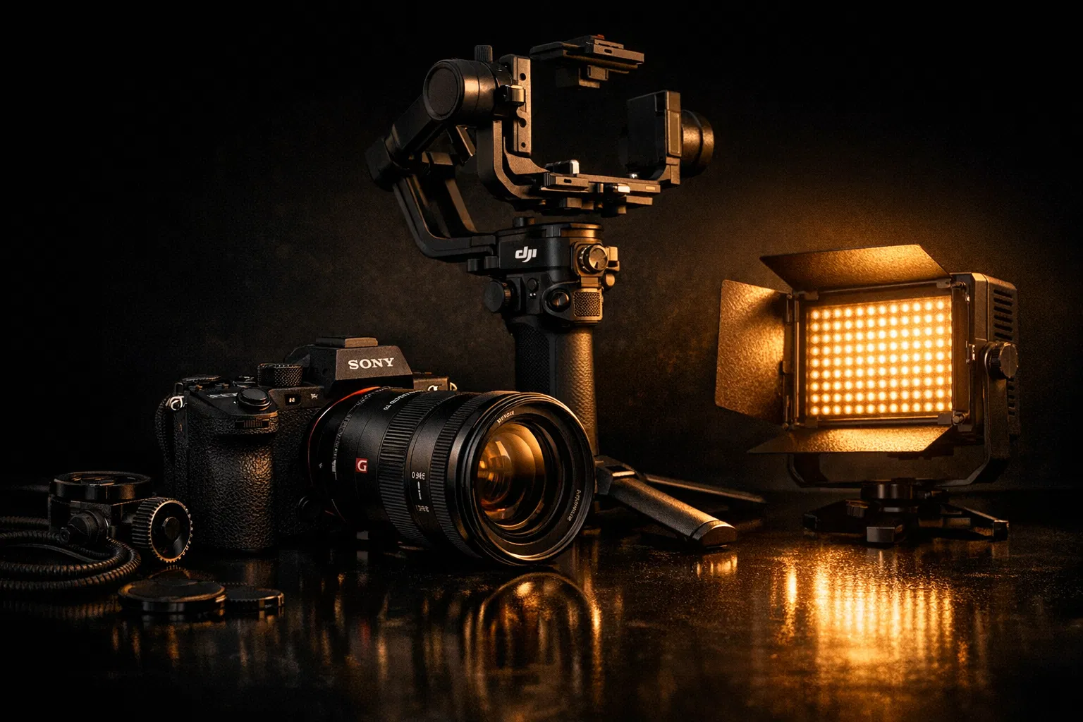Professional cinema gear