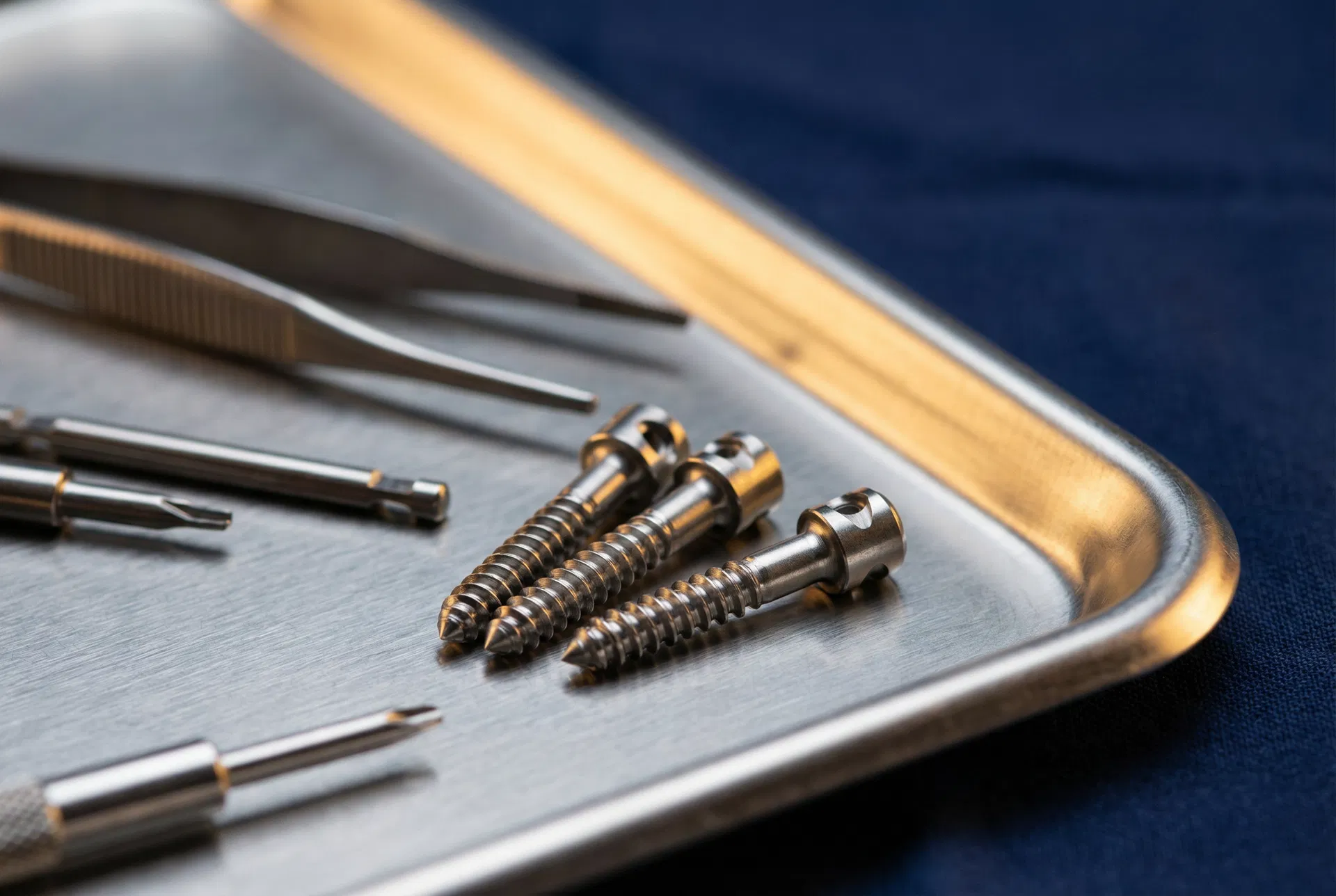 Orthopedic spine implants and surgical instruments