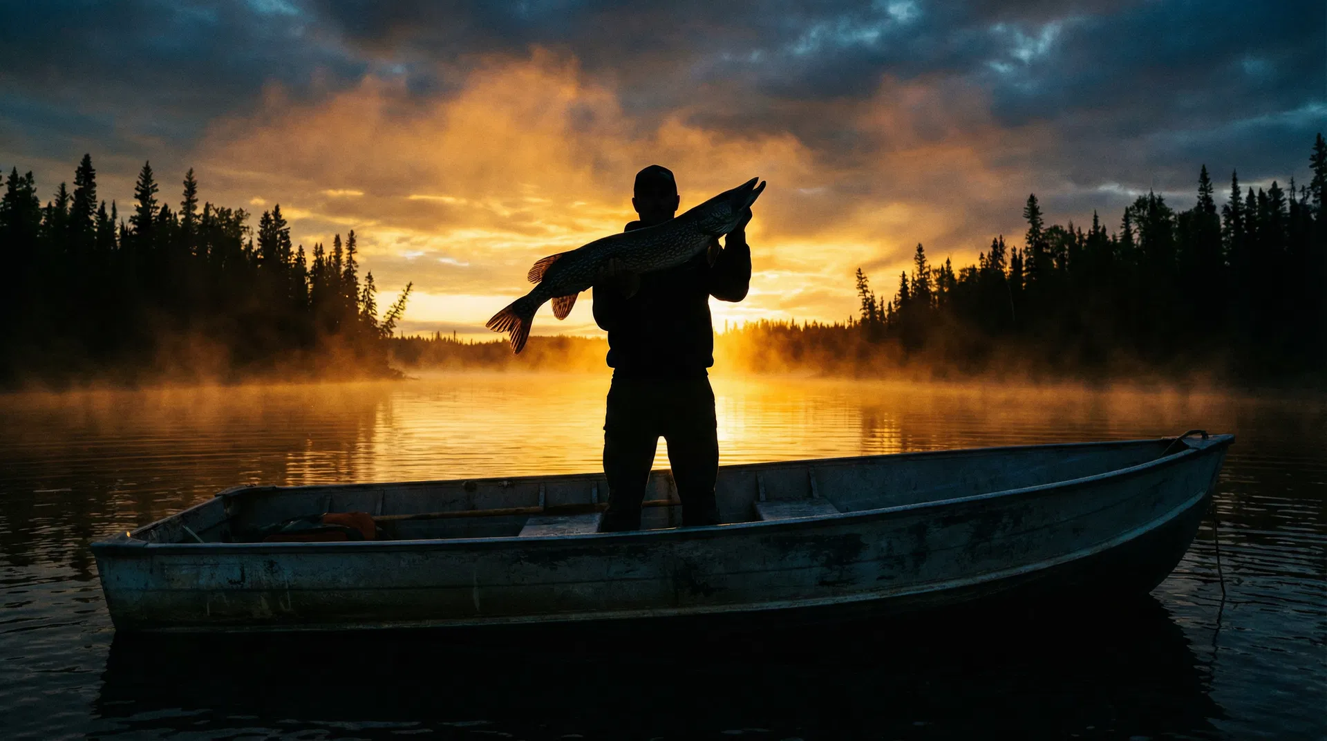 Fishing at Northern Echo Lodge