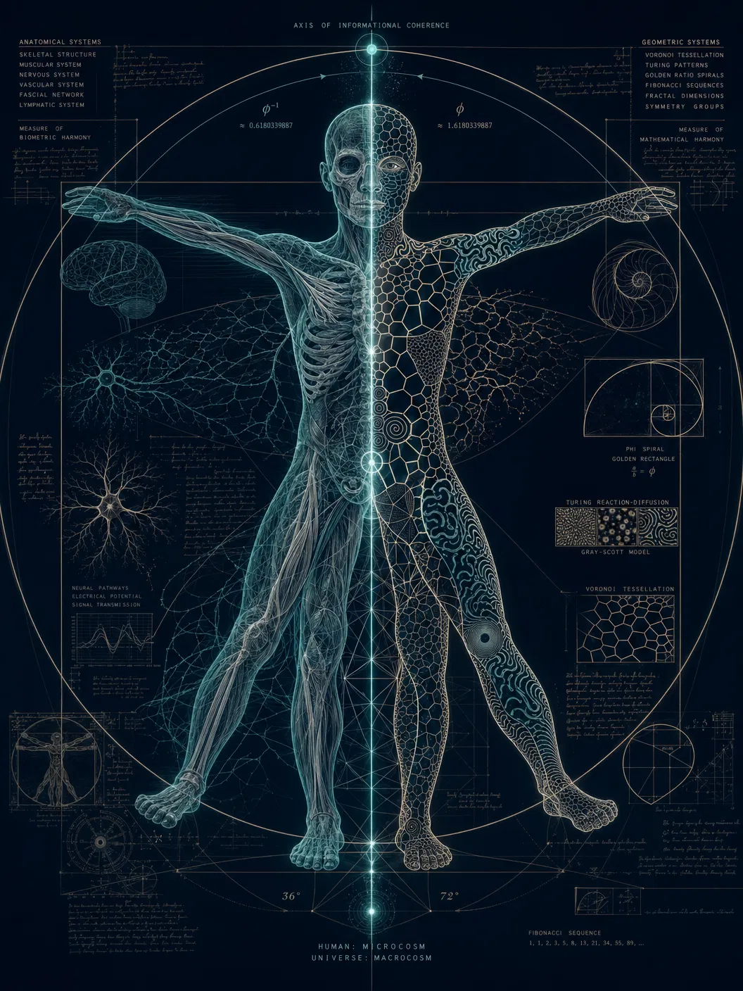 Bilateral symmetry as informational coherence — anatomy meets geometry
