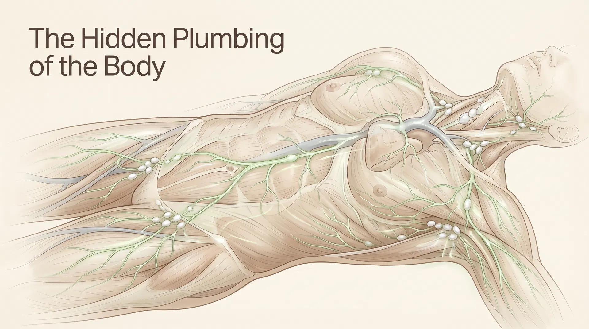 Anatomical rendering of the hidden lymphatic return network