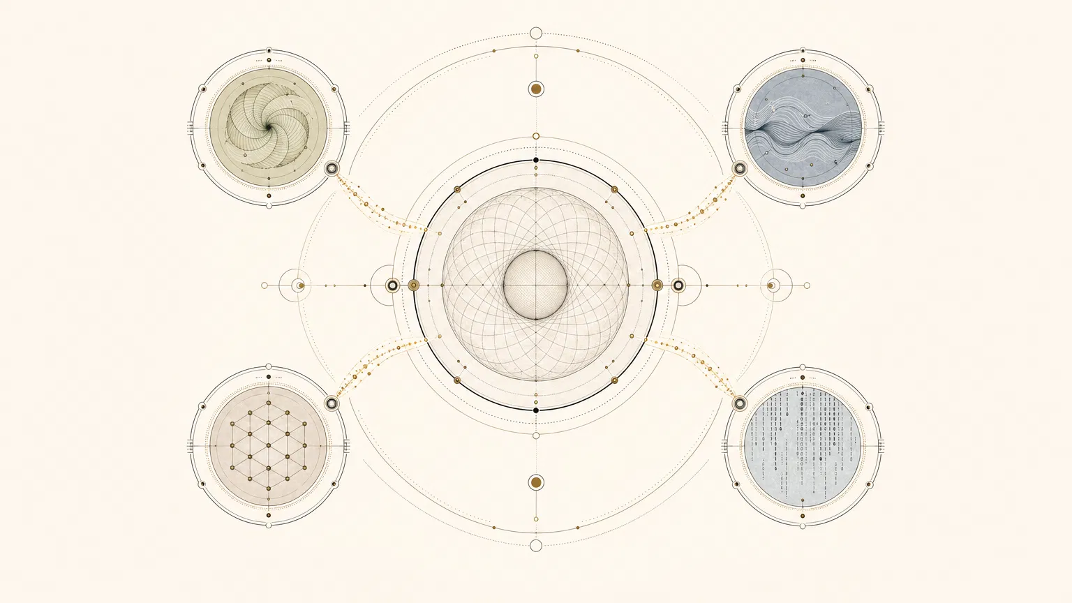 Tensegrity Human ecosystem map — orbital node architecture