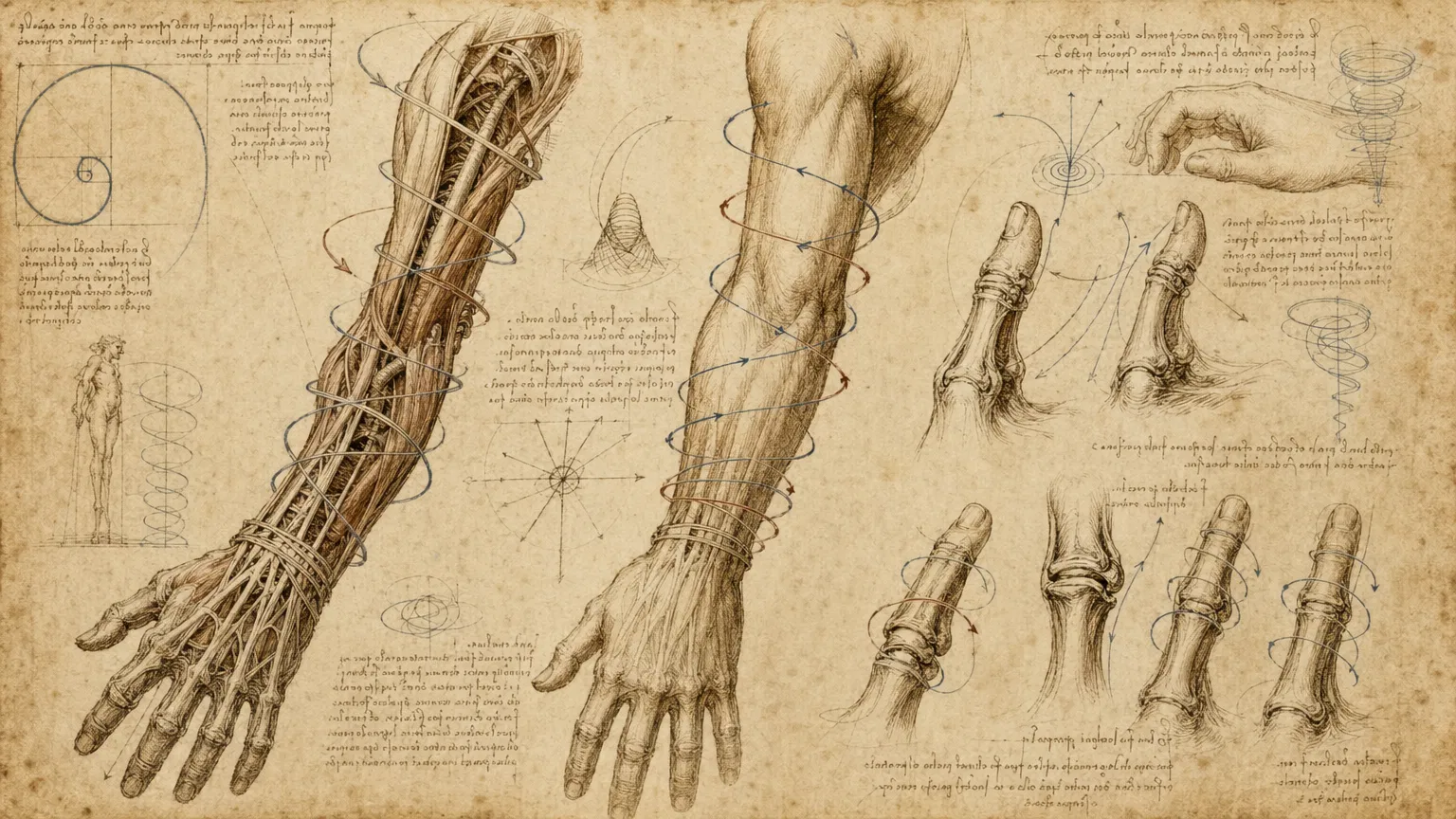 Anatomical study of helical muscle fiber architecture in the human forearm