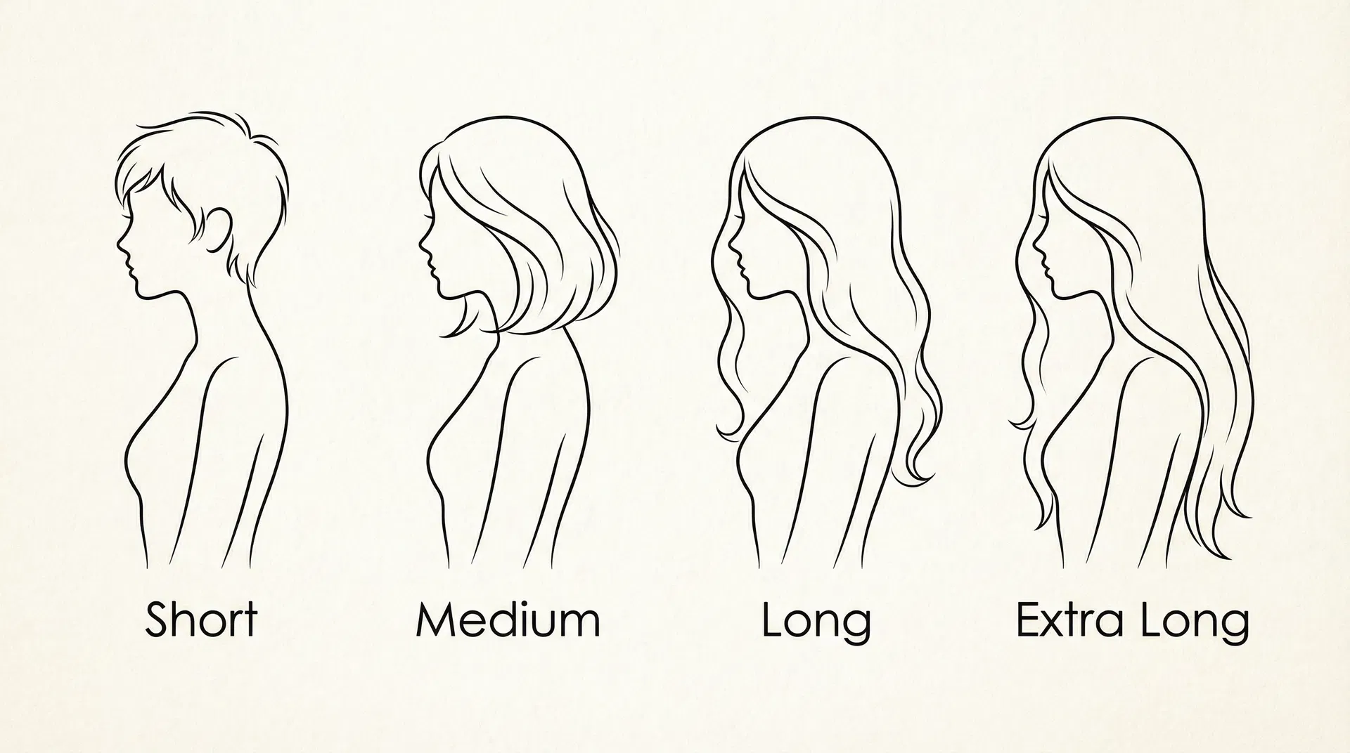 Hair Length Guide: Short, Medium, Long, Extra Long
