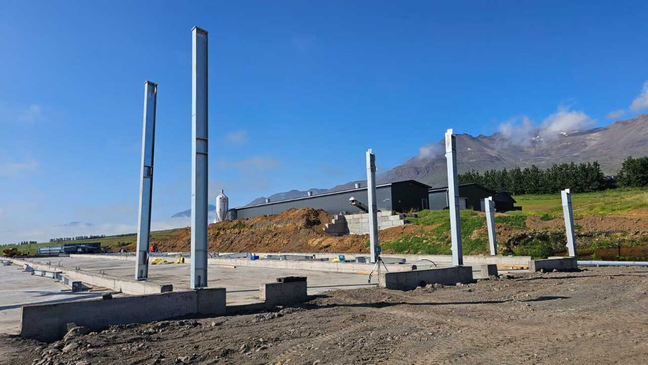 Fankuitu Egg Farm in Iceland: Steel Structure Installation Progress 5