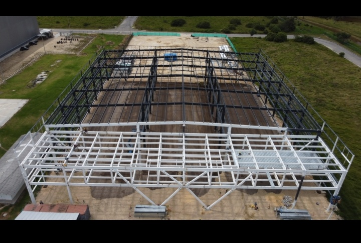 Steel Structure Project in Colombia | Construction Progress 7