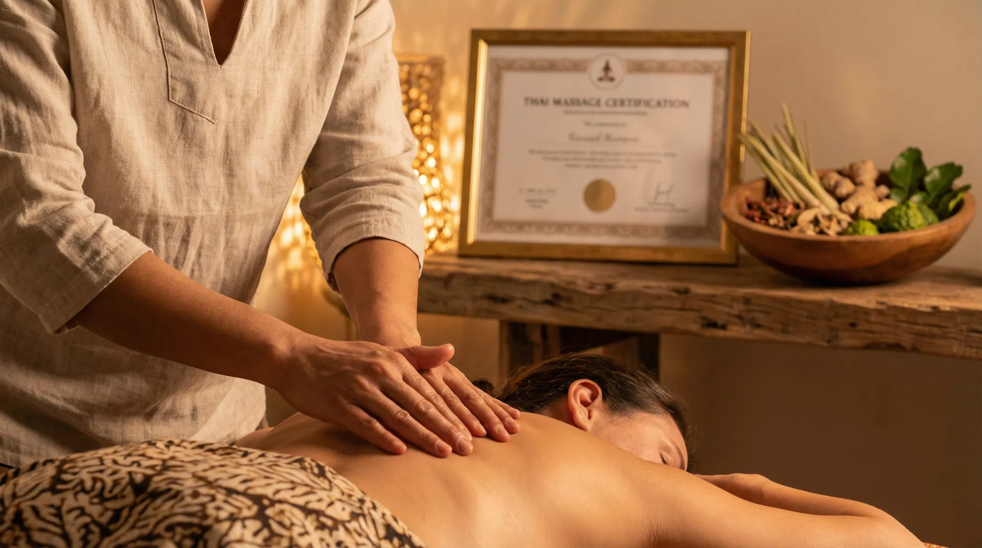 Thai massage certification for foreigners