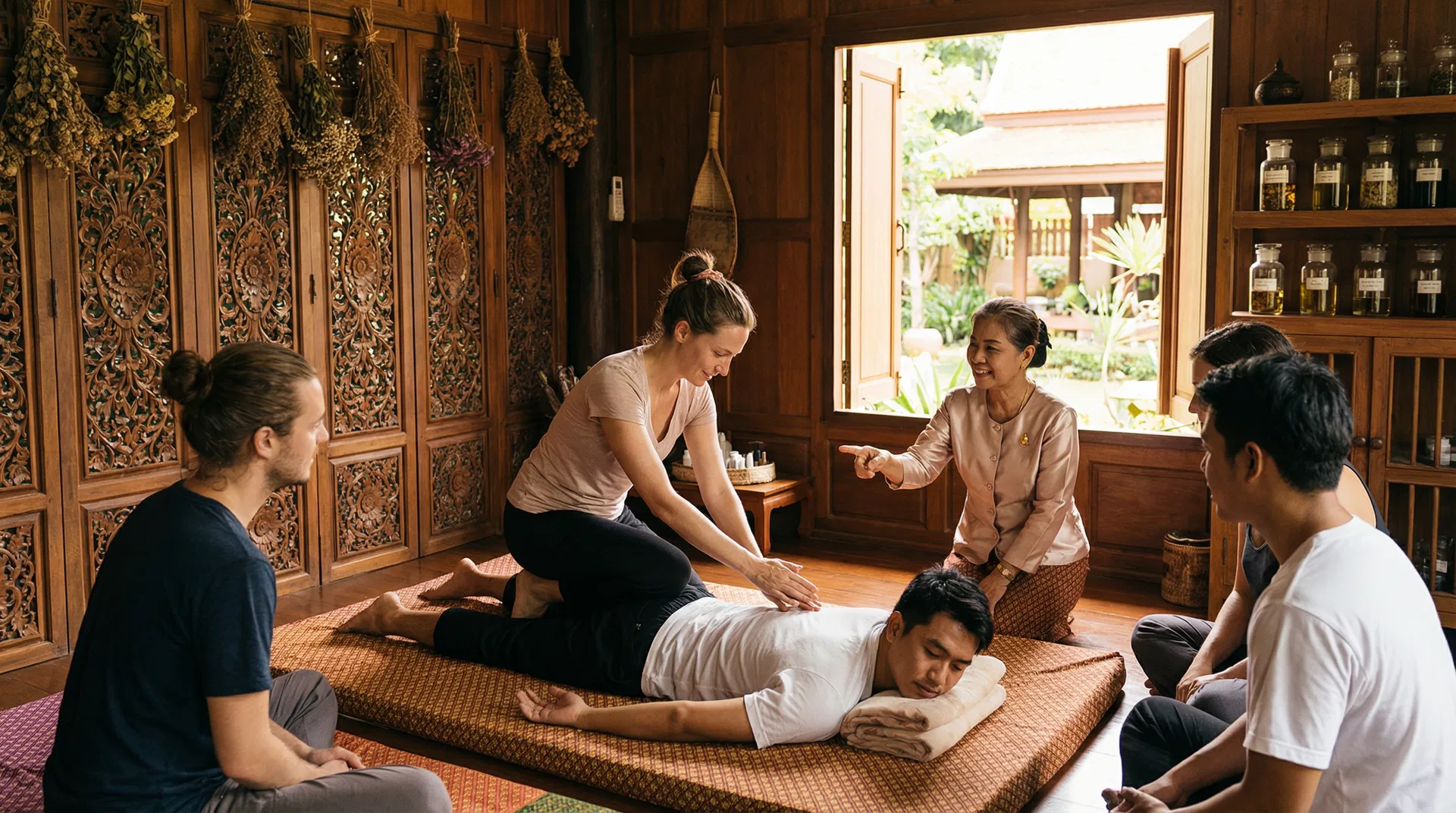 learn Thai massage in Thailand