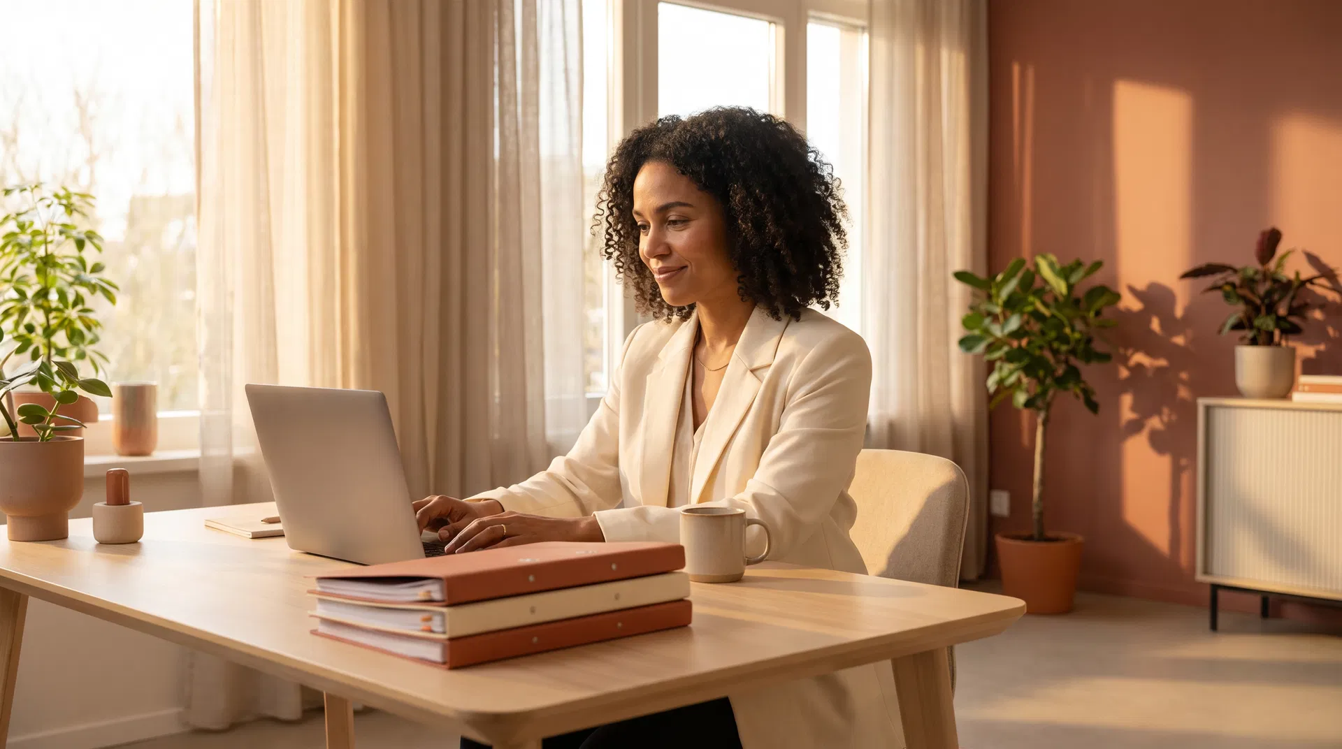 Profissional em ambiente de trabalho